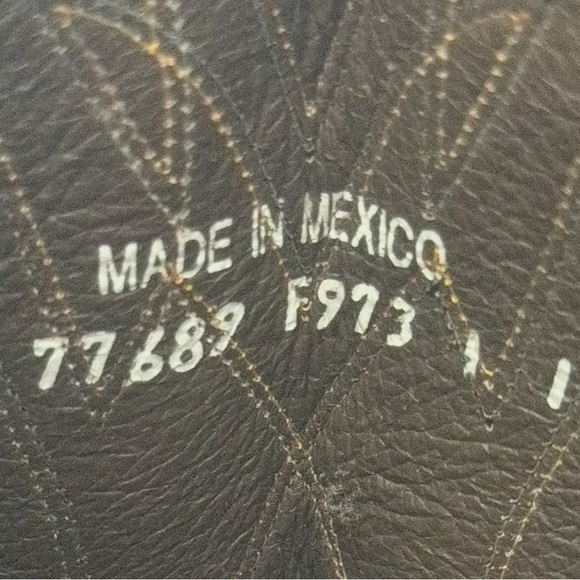 Frye Billy Women 8 B Drk Brown Western Cowgirl Core Boot 77689 F973 Pointed Toe - Picture 7 of 8